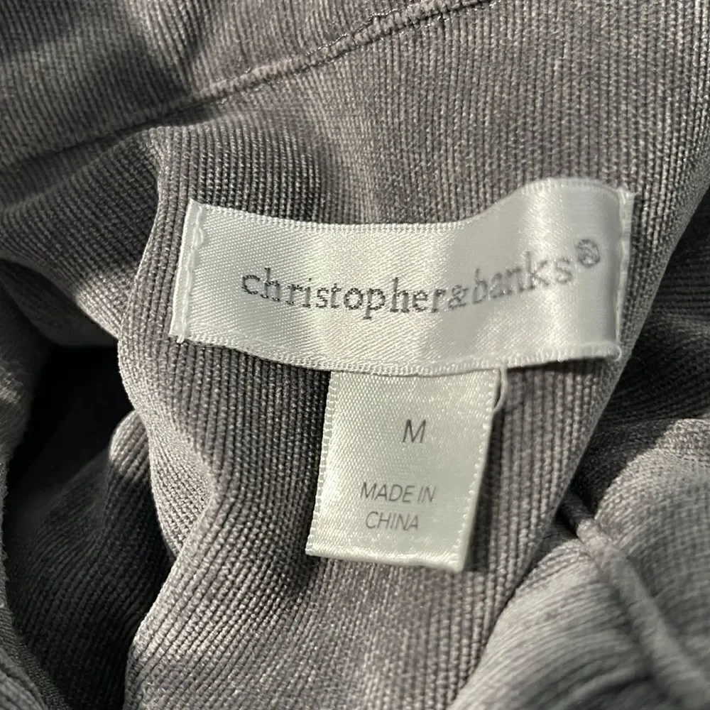 Christopher & Banks gray thin